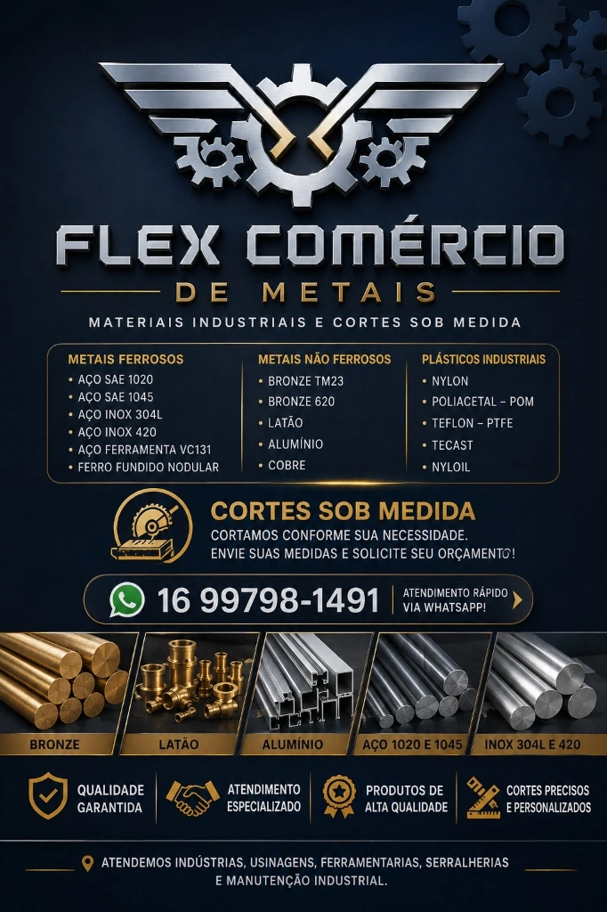 Catálogo Institucional Ampliado Flex Comércio de Metais